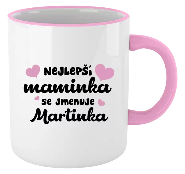 Hrnek Nejlepší maminka se jmenuje - Jméno