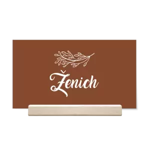 Papírová jmenovka TOMA