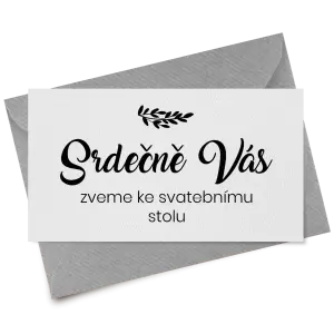 Papírová pozvánka TOMA