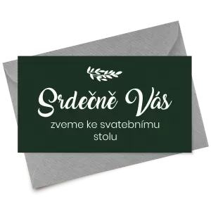 Papírová pozvánka TOMA