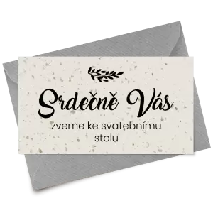 Papírová pozvánka TOMA