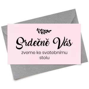 Papírová pozvánka TOMA