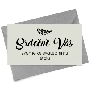 Papírová pozvánka TOMA