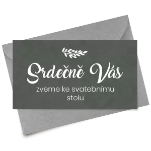 Papírová pozvánka TOMA