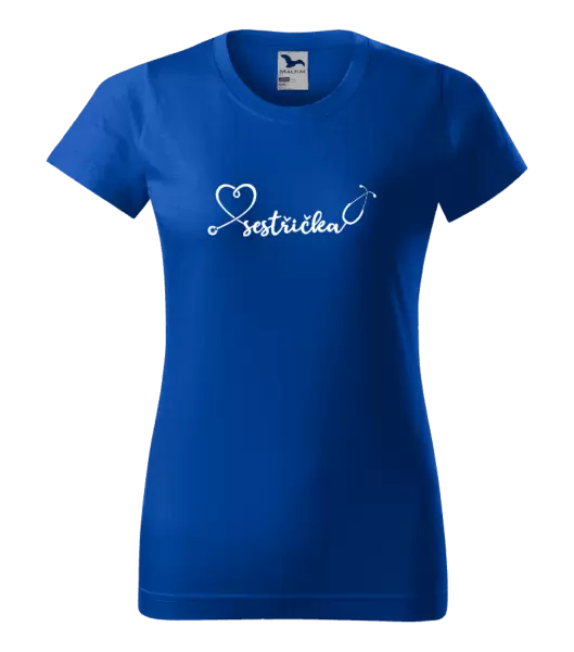 Dámské tričko Sestřička - stetoskop
