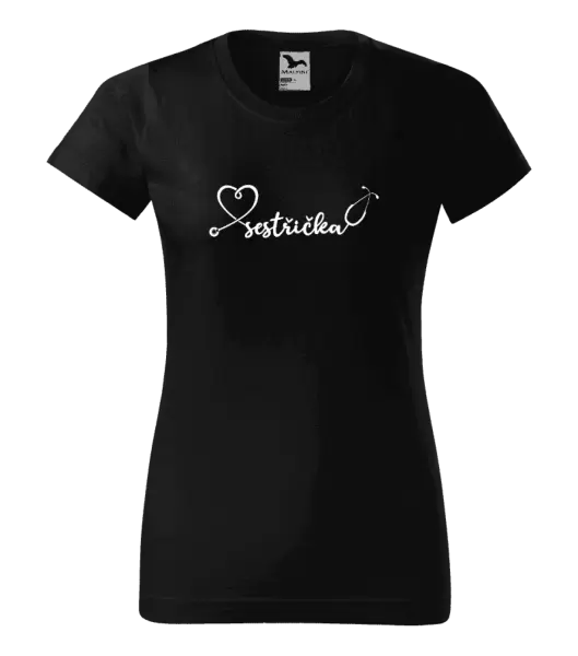 Dámské tričko Sestřička - stetoskop