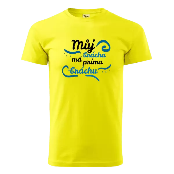 Pánské tričko Můj brácha má prima bráchu