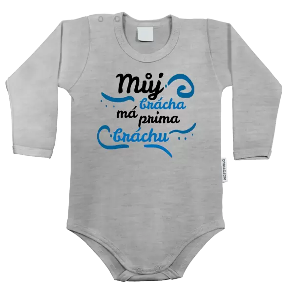 Dětské body Můj brácha má prima bráchu