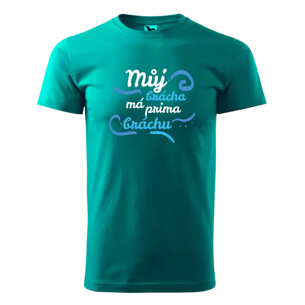 Pánské tričko Můj brácha má prima bráchu