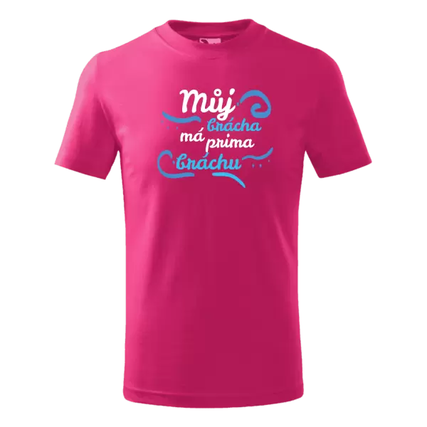 Dětské tričko Můj brácha má prima bráchu