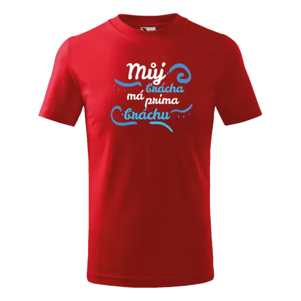 Dětské tričko Můj brácha má prima bráchu