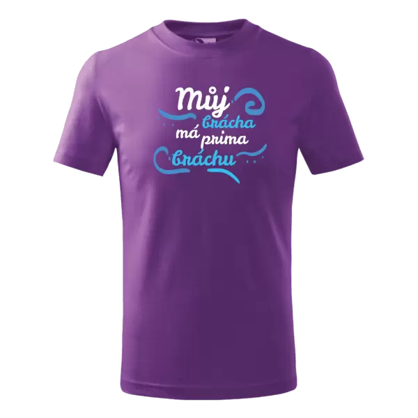 Dětské tričko Můj brácha má prima bráchu