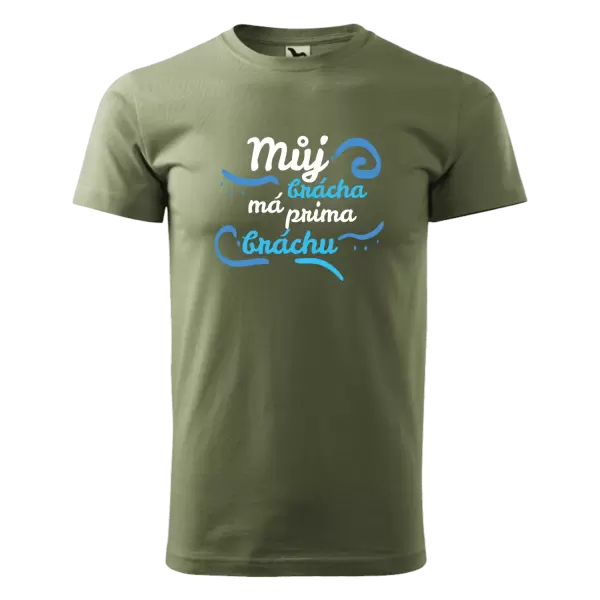 Pánské tričko Můj brácha má prima bráchu