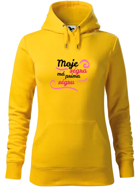 Dámská mikina Moje ségra má prima ségru