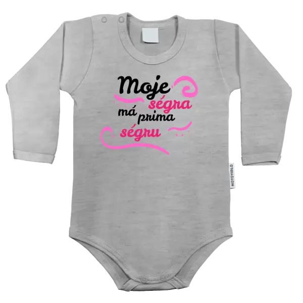 Dětské body Moje ségra má prima ségru