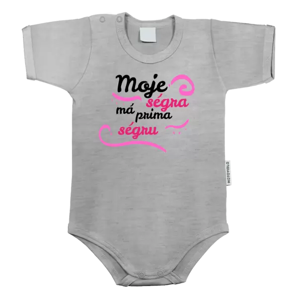 Dětské body Moje ségra má prima ségru