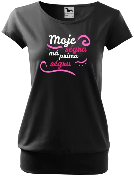 Dámské tričko Moje ségra má prima ségru