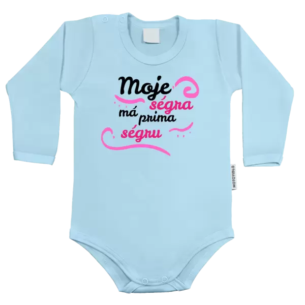 Dětské body Moje ségra má prima ségru
