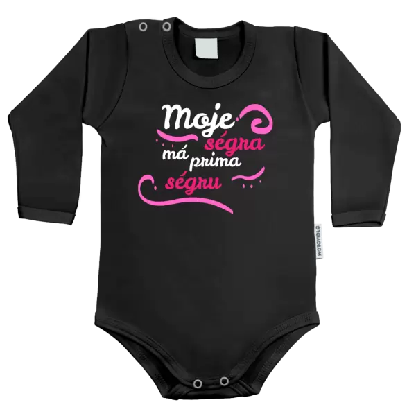 Dětské body Moje ségra má prima ségru