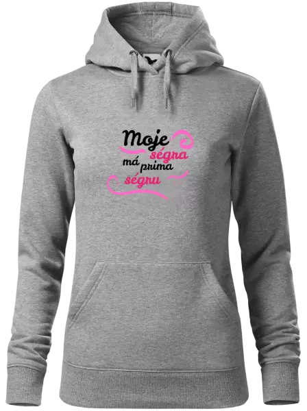 Dámská mikina Moje ségra má prima ségru