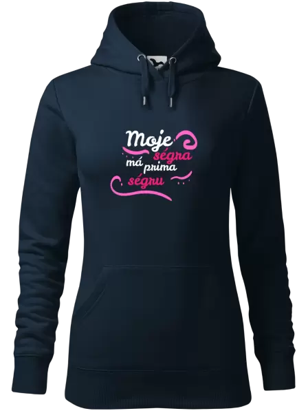 Dámská mikina Moje ségra má prima ségru