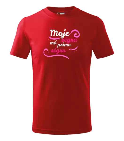 Dětské tričko Moje ségra má prima ségru