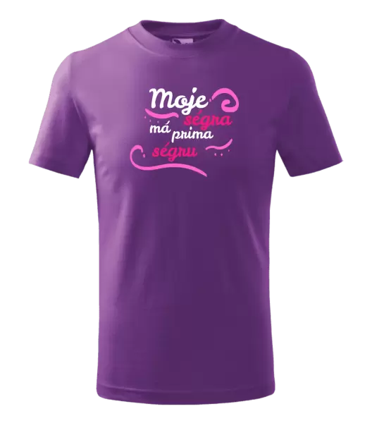 Dětské tričko Moje ségra má prima ségru