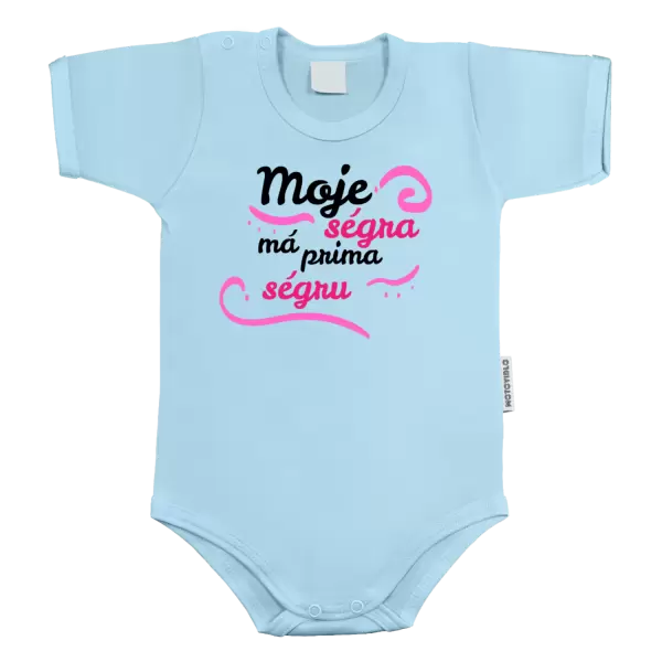 Dětské body Moje ségra má prima ségru