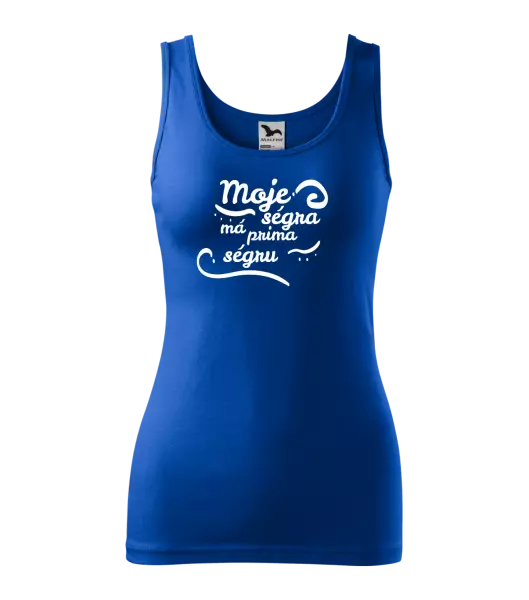 Dámské tílko Moje ségra má prima ségru