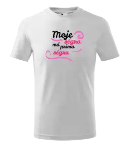 Dětské tričko Moje ségra má prima ségru