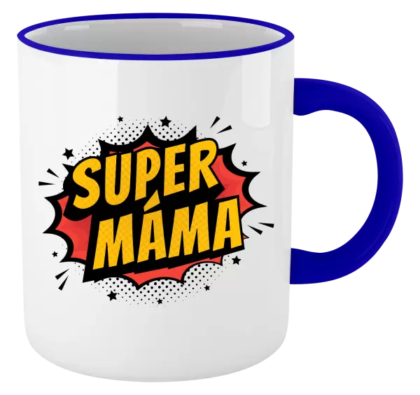 Hrnek Supermáma - bublina