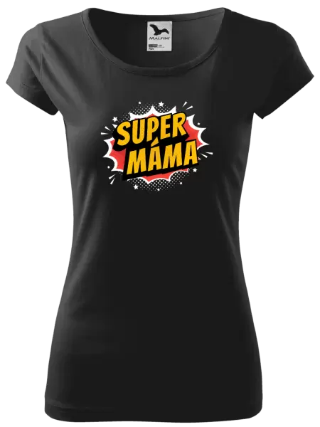 Dámské tričko Supermáma - bublina