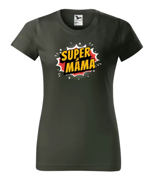 Dámské tričko Supermáma - bublina