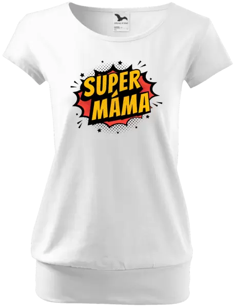 Dámské tričko Supermáma - bublina