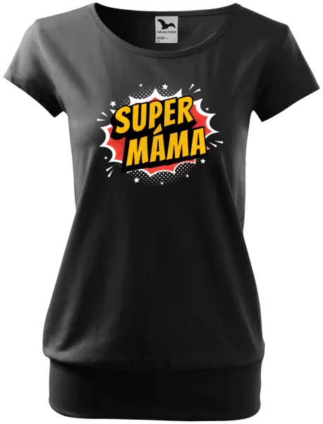 Dámské tričko Supermáma - bublina