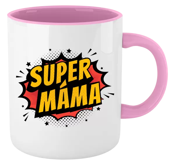 Hrnek Supermáma - bublina