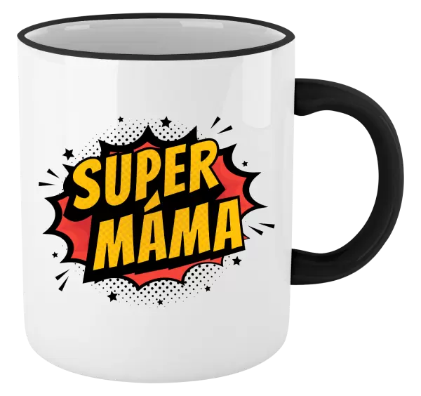 Hrnek Supermáma - bublina