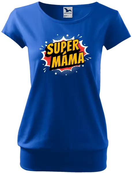Dámské tričko Supermáma - bublina