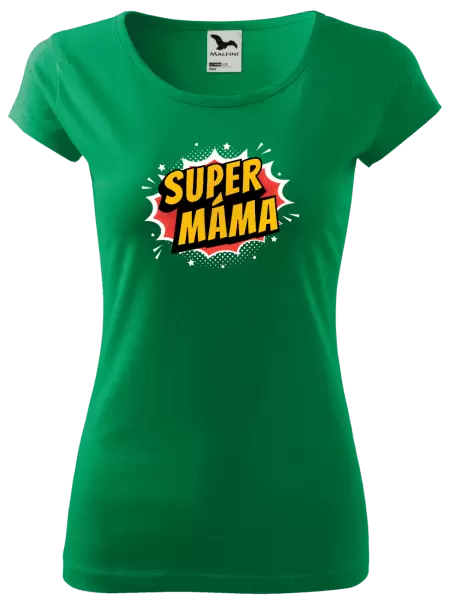 Dámské tričko Supermáma - bublina
