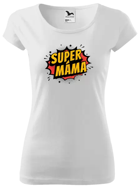 Dámské tričko Supermáma - bublina