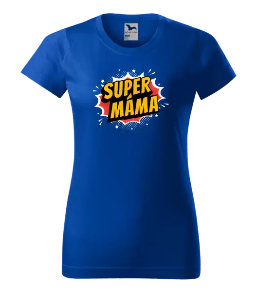 Dámské tričko Supermáma - bublina