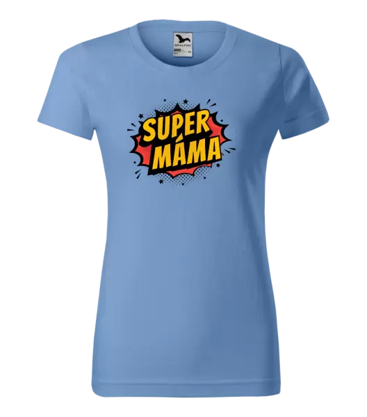 Dámské tričko Supermáma - bublina