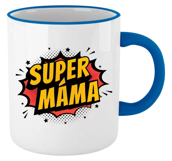 Hrnek Supermáma - bublina