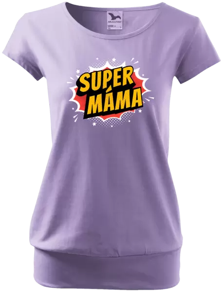 Dámské tričko Supermáma - bublina