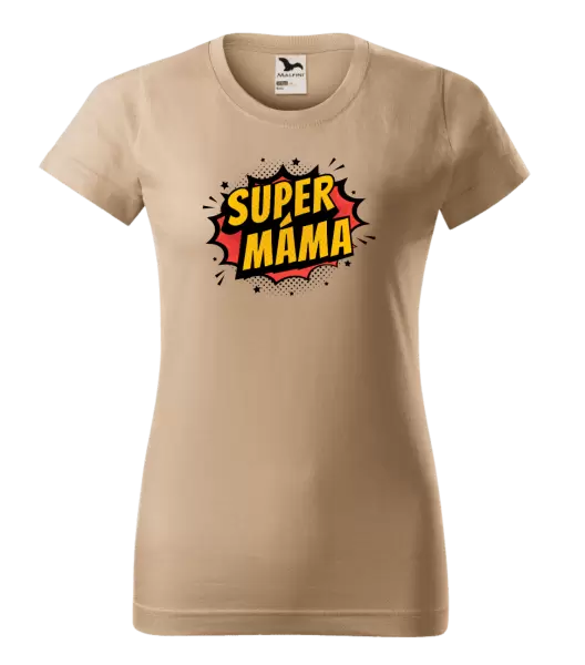 Dámské tričko Supermáma - bublina