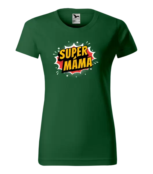 Dámské tričko Supermáma - bublina