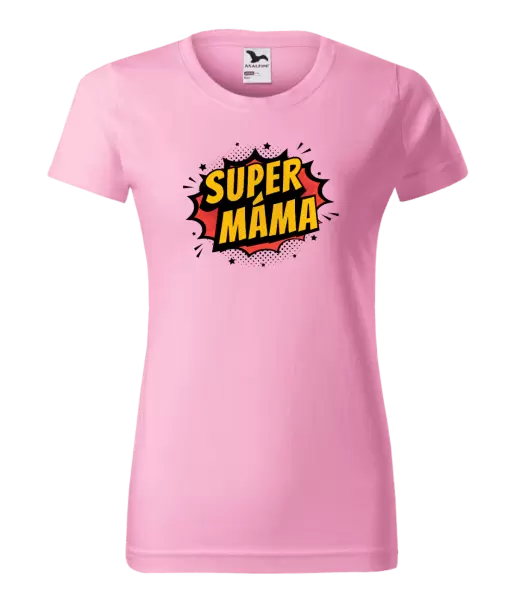 Dámské tričko Supermáma - bublina
