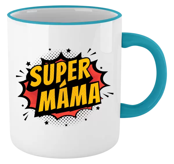 Hrnek Supermáma - bublina