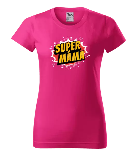 Dámské tričko Supermáma - bublina