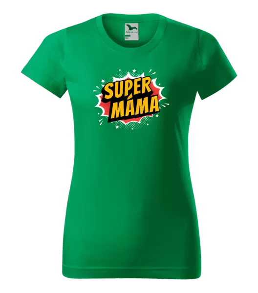 Dámské tričko Supermáma - bublina